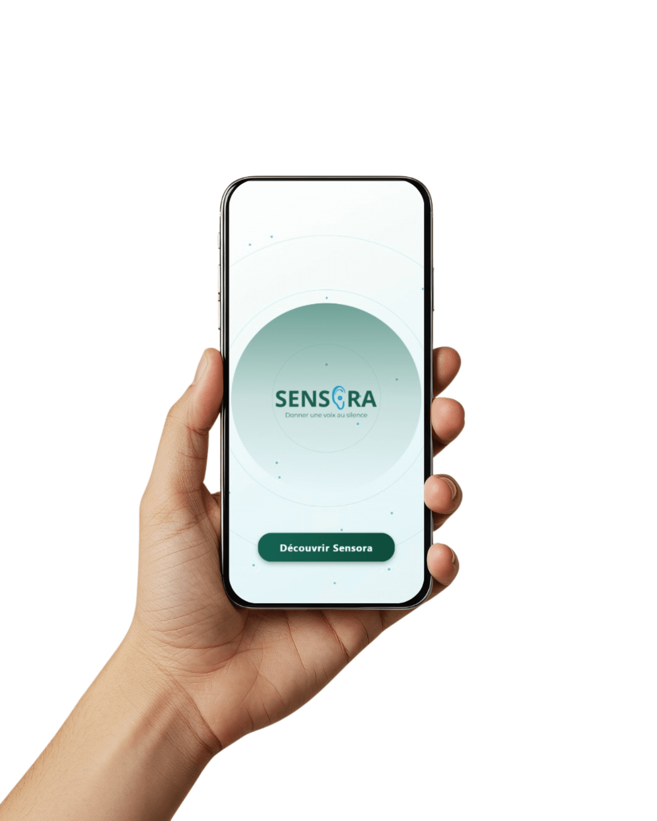 Démo de l'application Sensora sur smartphone